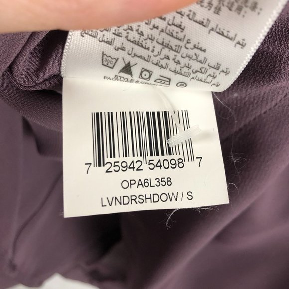 BCBGeneration Women's Size Small Lavender Shadow Collared Roll Tab Shirt Dress - Picture 10 of 10